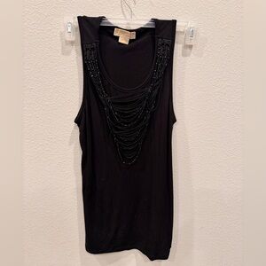 MICHAEL Michael Kors Black Beaded bodycon mini dress